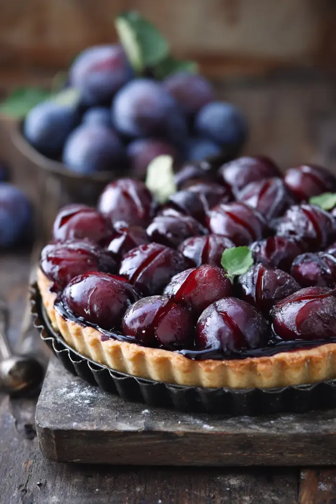 L'Art des Tartes et Desserts aux Pommes : Un Voyage Gourmand à Travers les Saveurs d'Automne 24 Tarte aux prunes