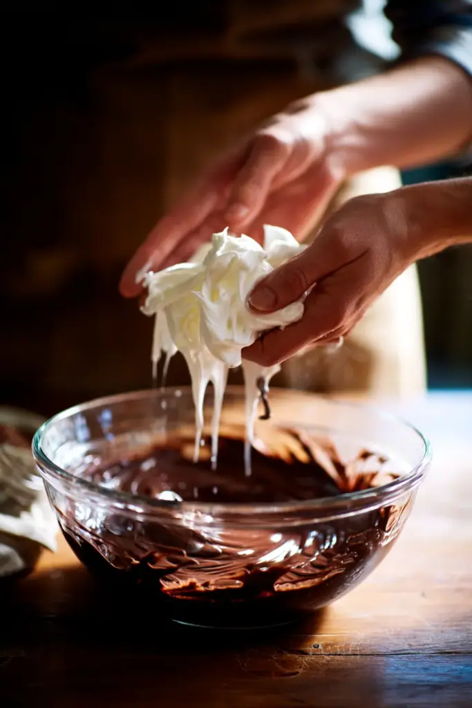 L'Art des Gâteaux au Chocolat : Secrets et Recettes pour Réussir à Tous les Coups 22 Technique d'incorporation des blancs d'œufs