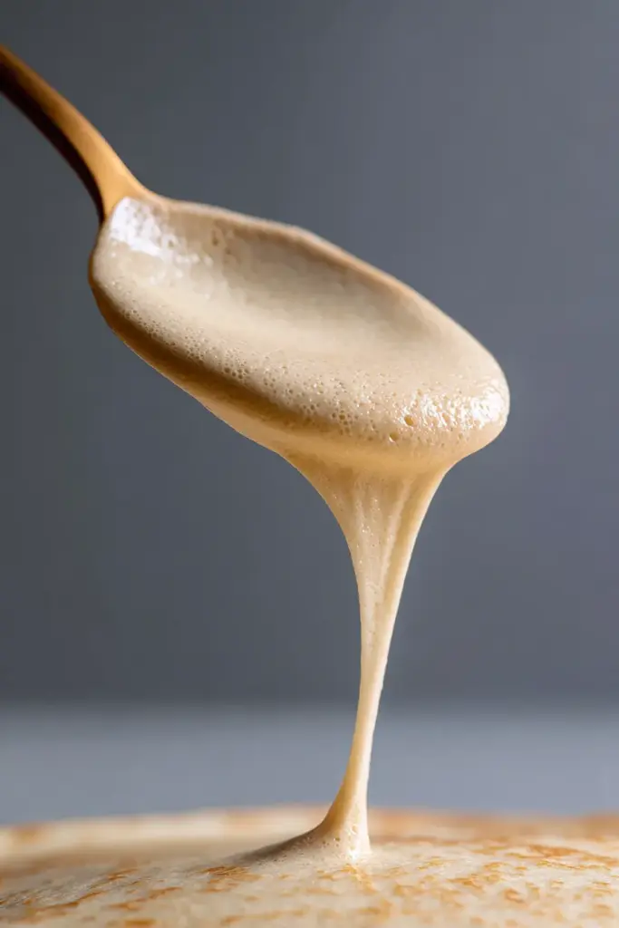 40+ Recettes de Crêpes, Pancakes & Gaufres — Sucrées, Salées, Faciles & Ultra Moelleuses ! 7 Test de la consistance