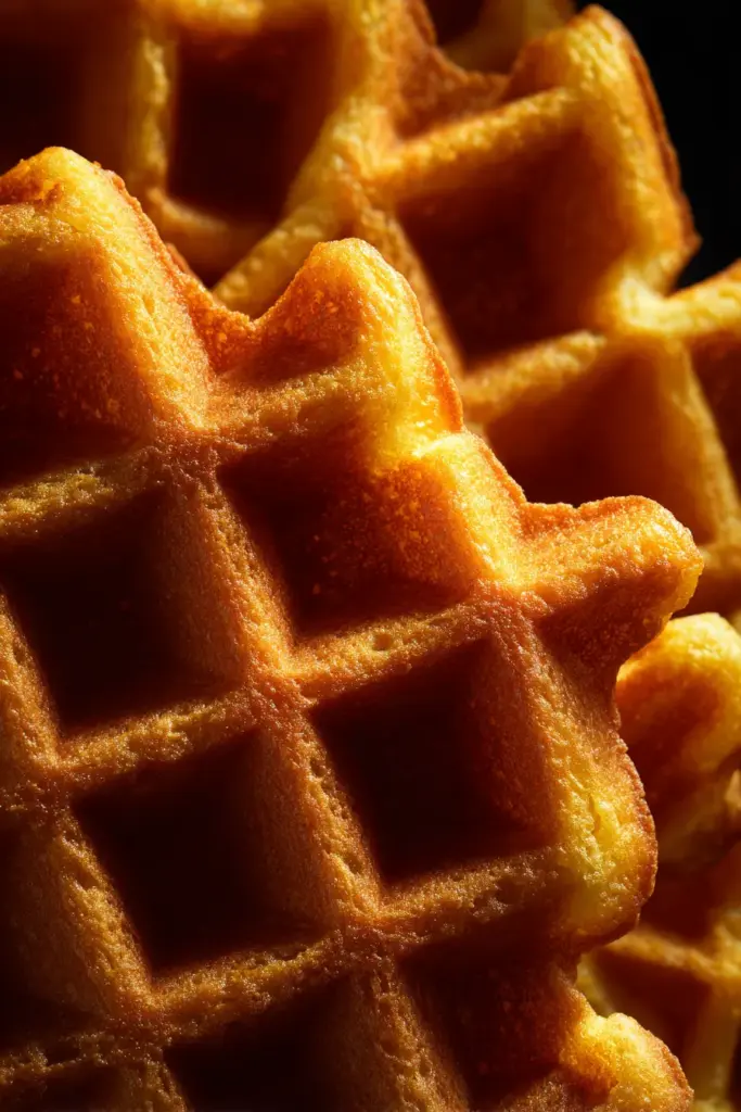 40+ Recettes de Crêpes, Pancakes & Gaufres — Sucrées, Salées, Faciles & Ultra Moelleuses ! 20 Texture parfaite de gaufre