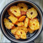 Ananas déshydraté à l'air fryer
