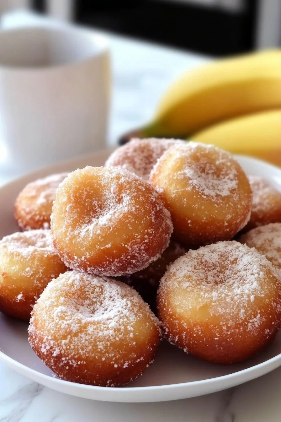 Banana Fritter Bites with 2 Ingredients