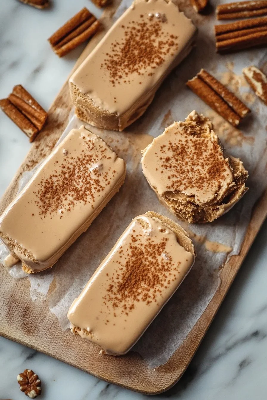 Barres Glacées au Spéculoos Sans Sorbetière