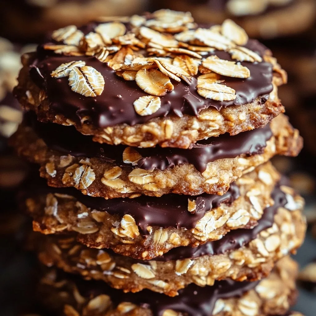 Biscuits aux flocons d'avoine croustillants et savoureux