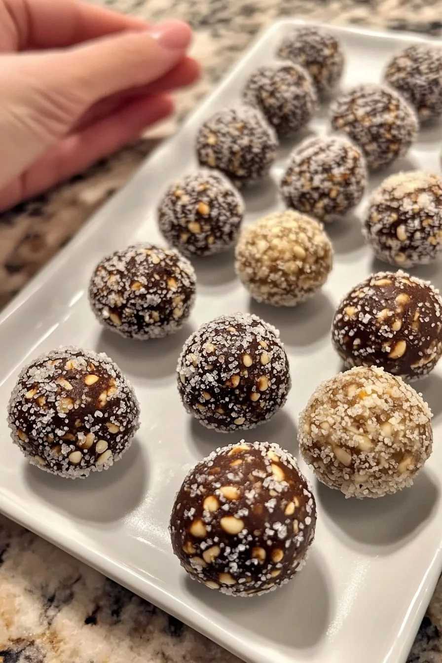 Boules d'énergie inspirées de Ferrero Rocher