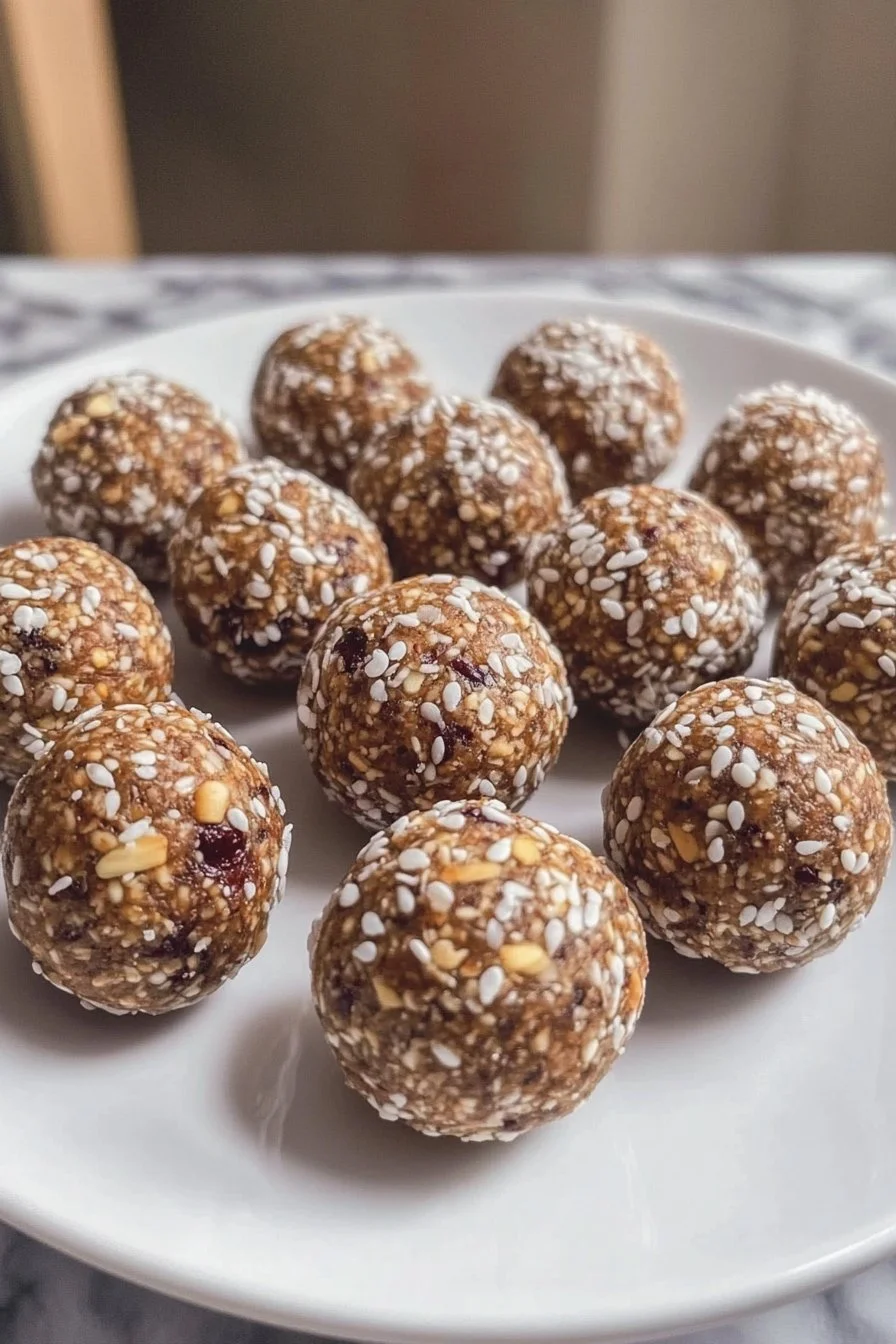 Boulettes énergétiques sans cuisson