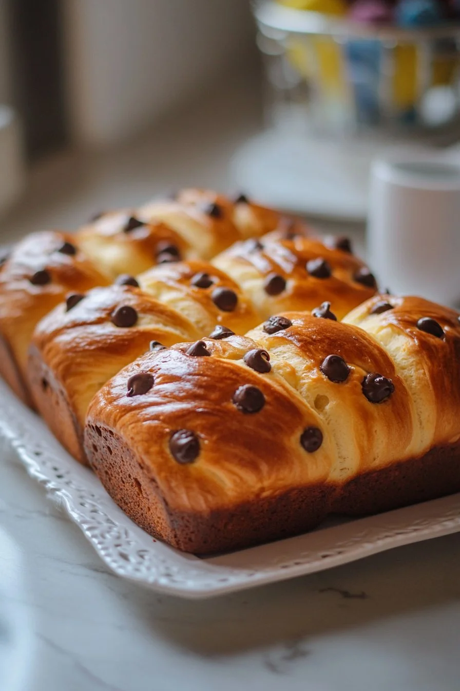 Brioche suisse aux pépites de chocolat