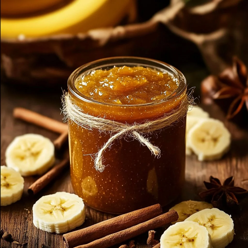 Pot de confiture de singe ivre, fruitée et gourmande pour des tartines savoureuses.