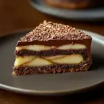 Crousti-fondant chocolate-pear cake