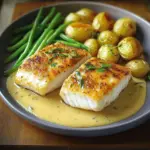 Filets de Cabillaud à la Crème et Moutarde