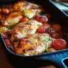 Filets de poulet à l'italienne cuits au four, plat savoureux