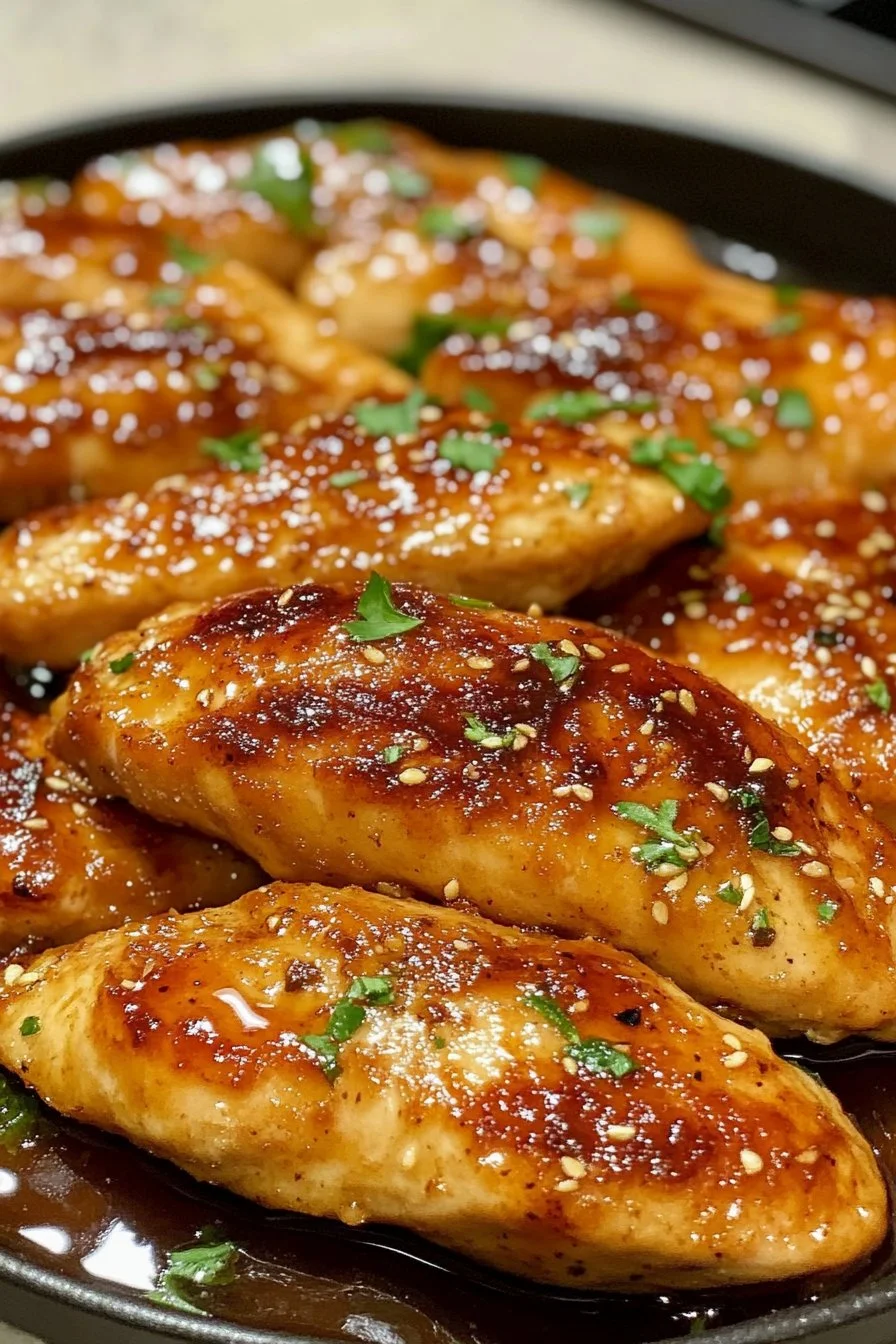 Filets de Poulet au Miel et Ail