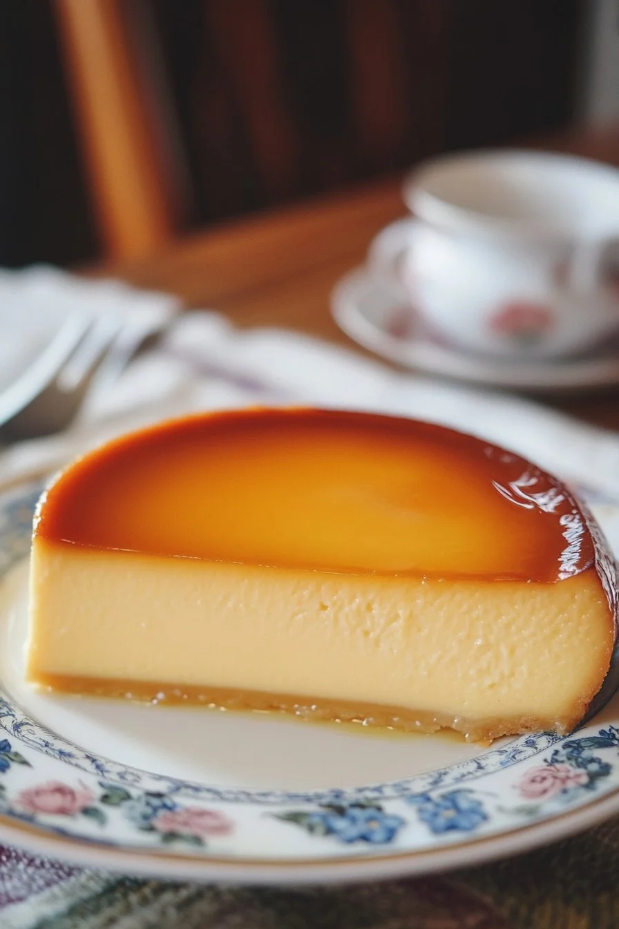 Flan Pâtissier à la Vanille (uniquement aux jaunes d'œufs)