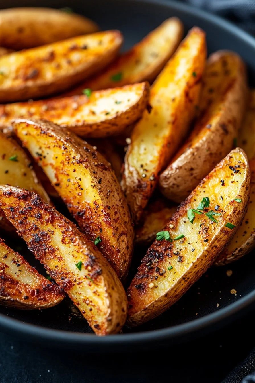 Tranches de pommes de terre à la friteuse à air