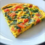 Frittata with vegetables in the air fryer in 15 minutes