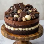 Gâteau à 4 couches chocolat et vanille