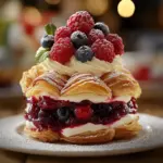 Gâteau à la crème de baies exquises