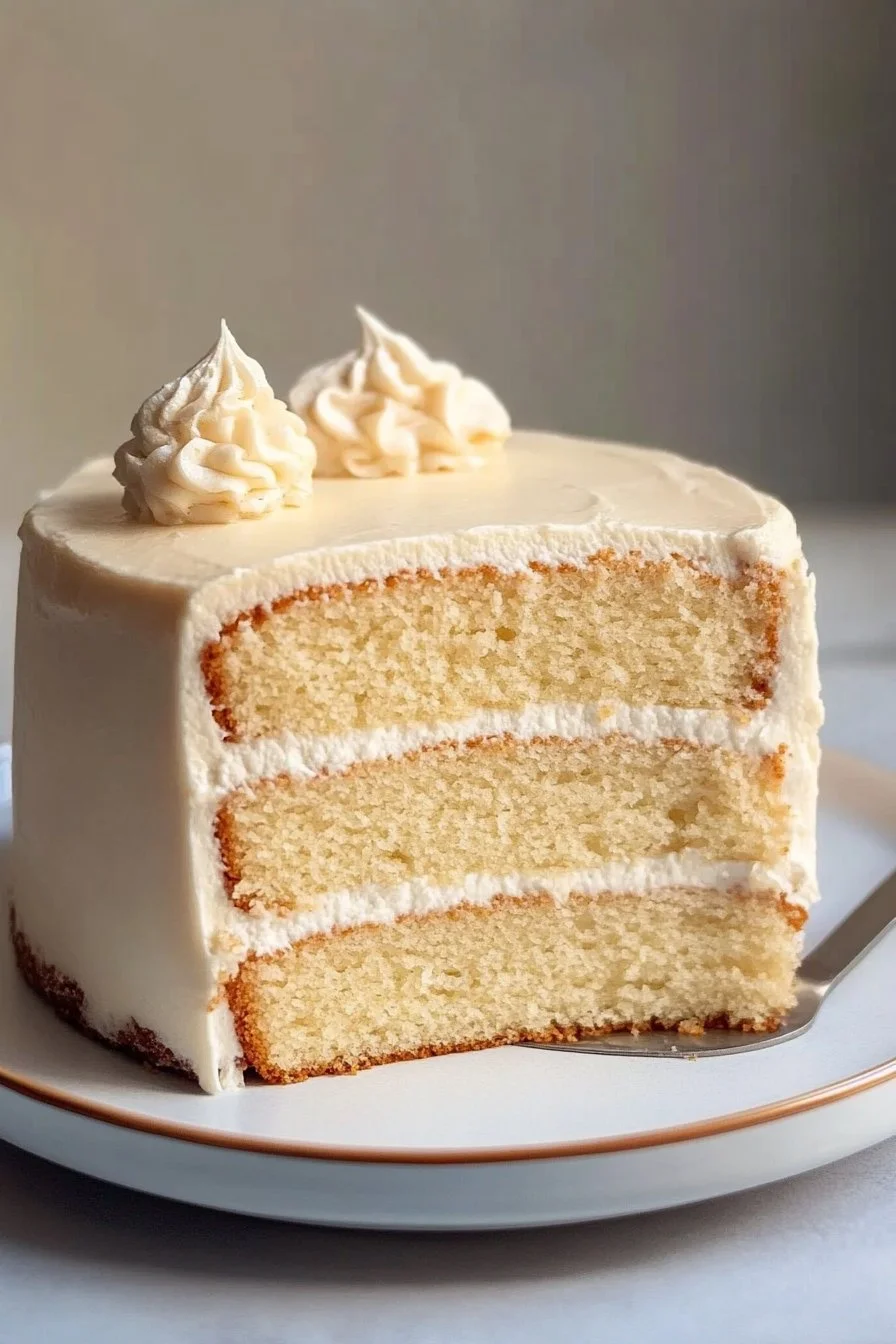 Gâteau à la vanille