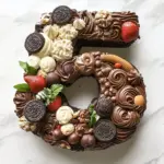 Gâteau au chocolat en nombre