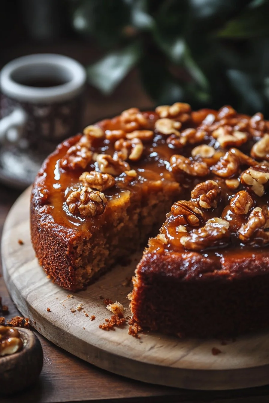 Gâteau aux noix fondant