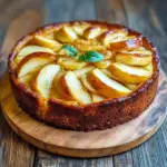 Gâteau aux pommes sans sucre ni beurre