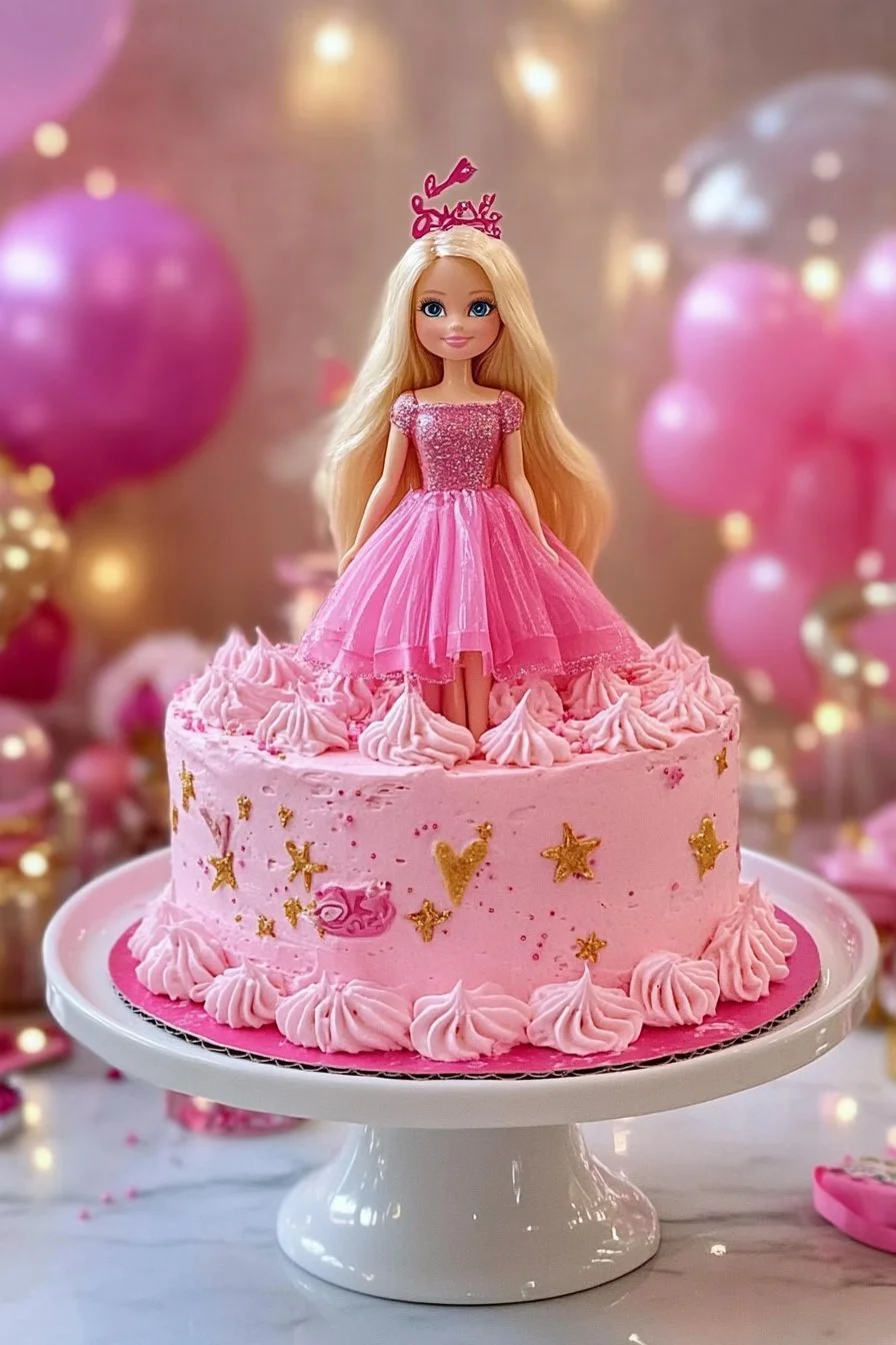 Gâteau Barbie