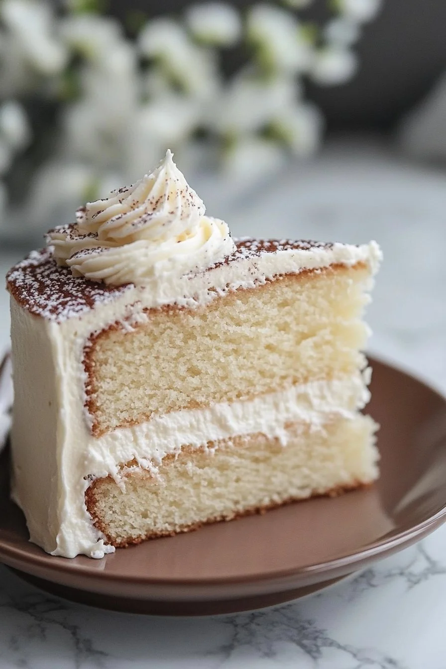 Gâteau Crémeux à la Vanille