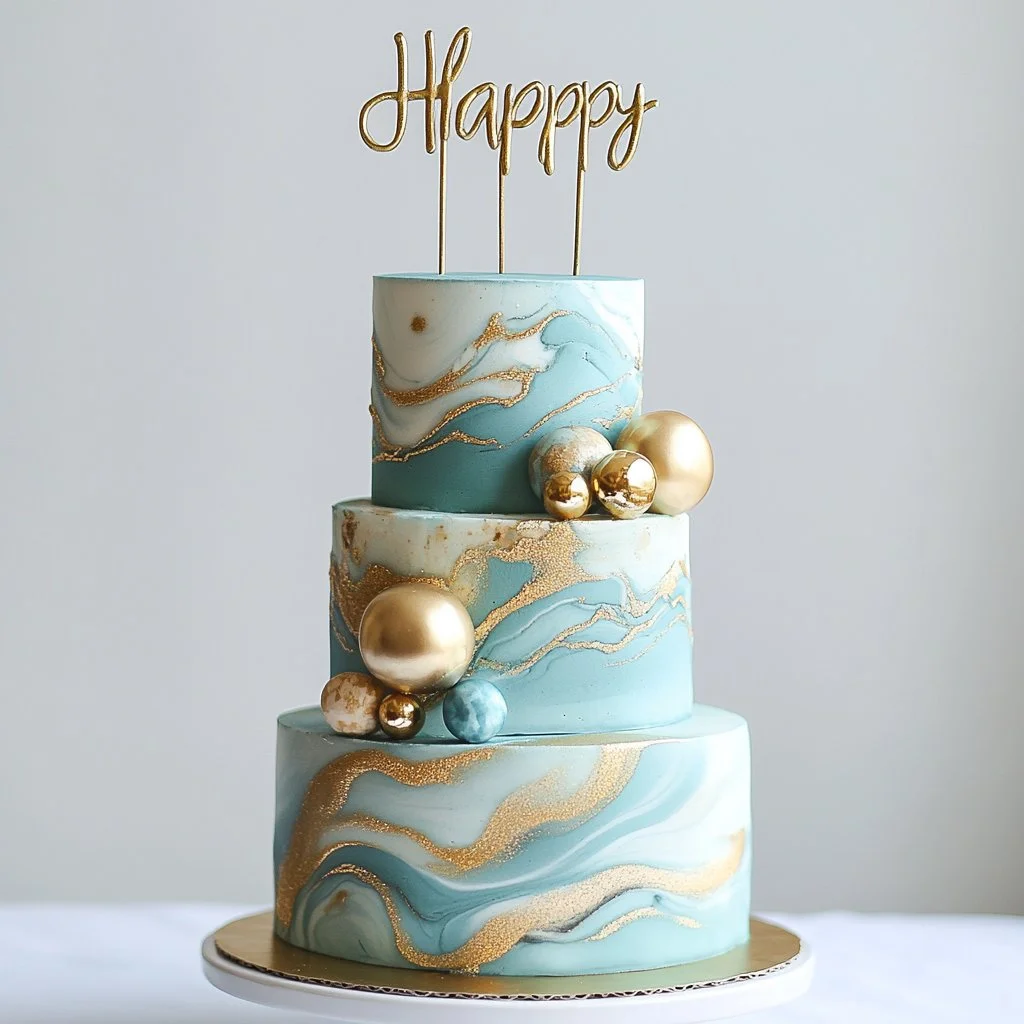 Gâteau croisé pour hommes avec une belle finition et garniture gourmande