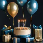 Gâteau d'anniversaire de luxe et photo de cadeaux | Téléchargement gratuit JPG - Pikbest