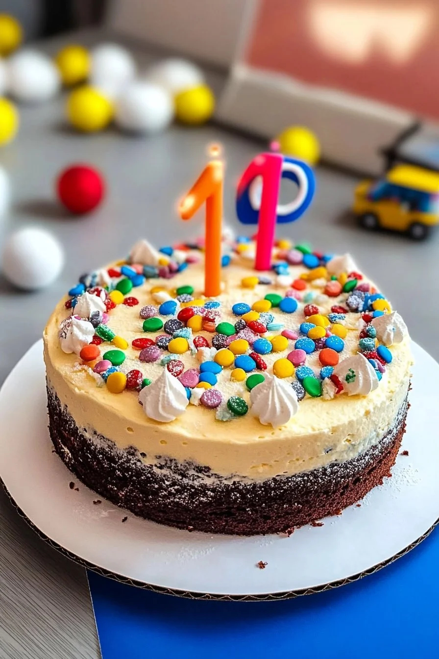 Gâteau d'anniversaire festif