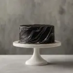 Gâteau en beurre de marbre noir 🖤✨