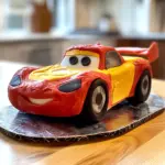 Gâteau en forme de voiture
