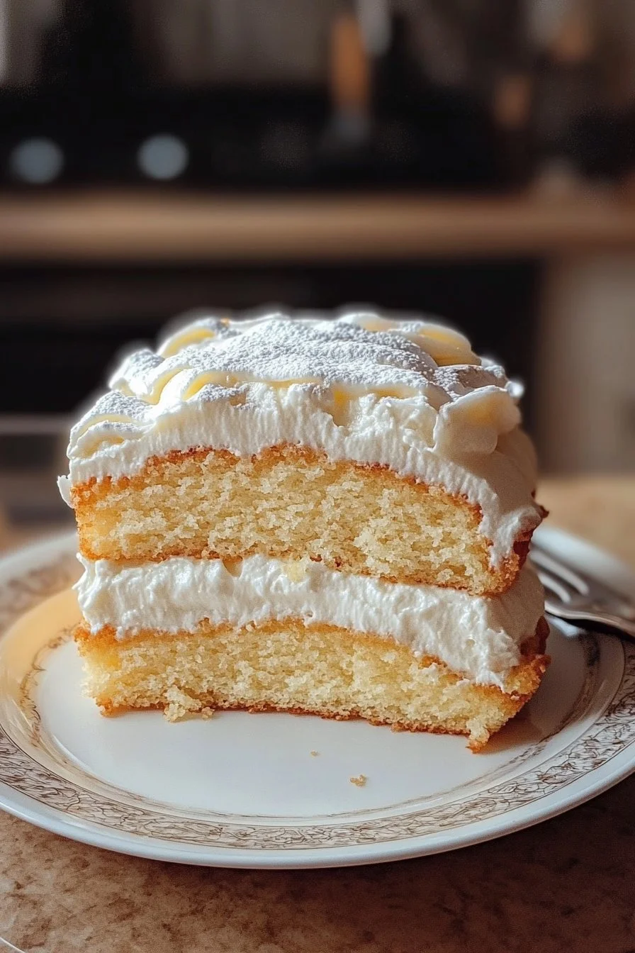 Gâteau léger et moelleux