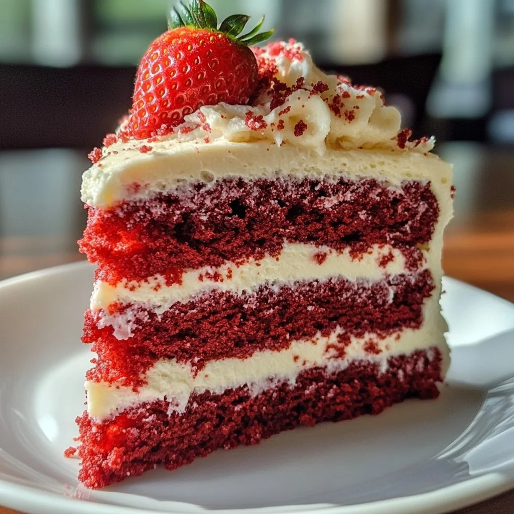 Gâteau tremblement de terre aux fraises avec une texture délicieuse et moelleuse