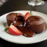 Gâteaux au chocolat lava rapides et faciles à préparer à la friteuse à air