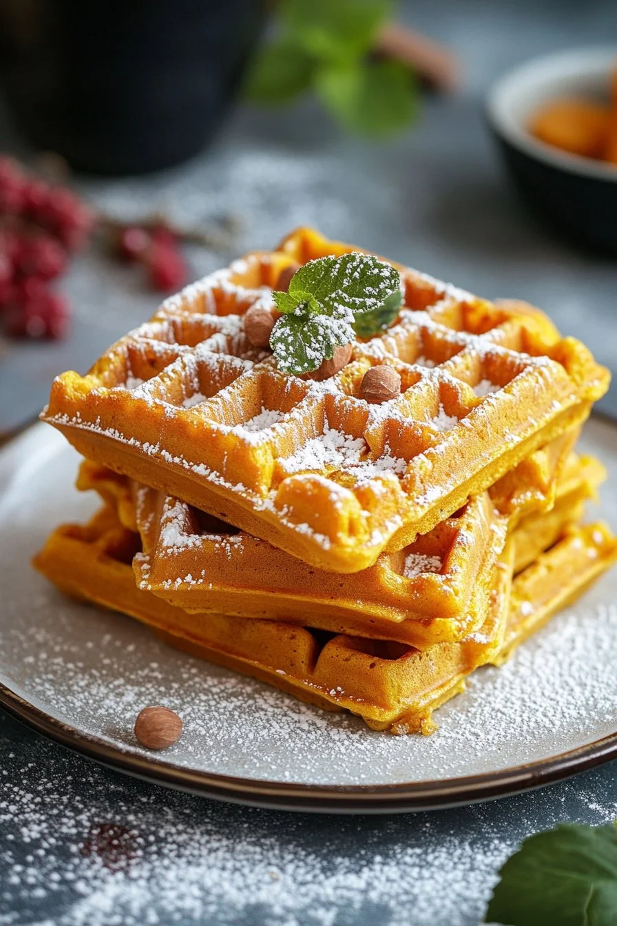 gaufres patate douce