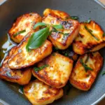 Halloumi à la friteuse à air