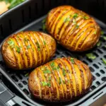 Hasselback potatoes in the air fryer