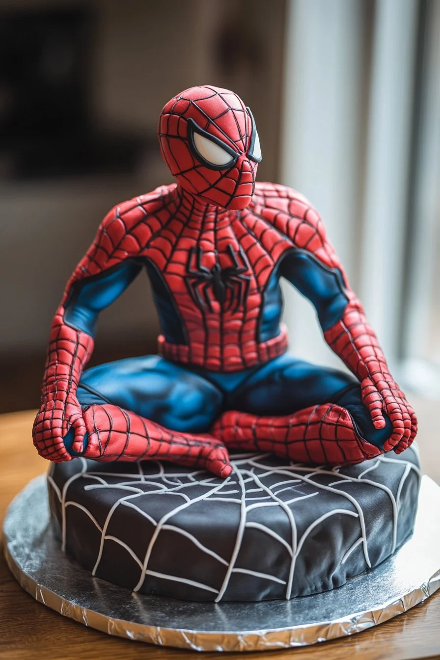 Homme araignée Gâteau