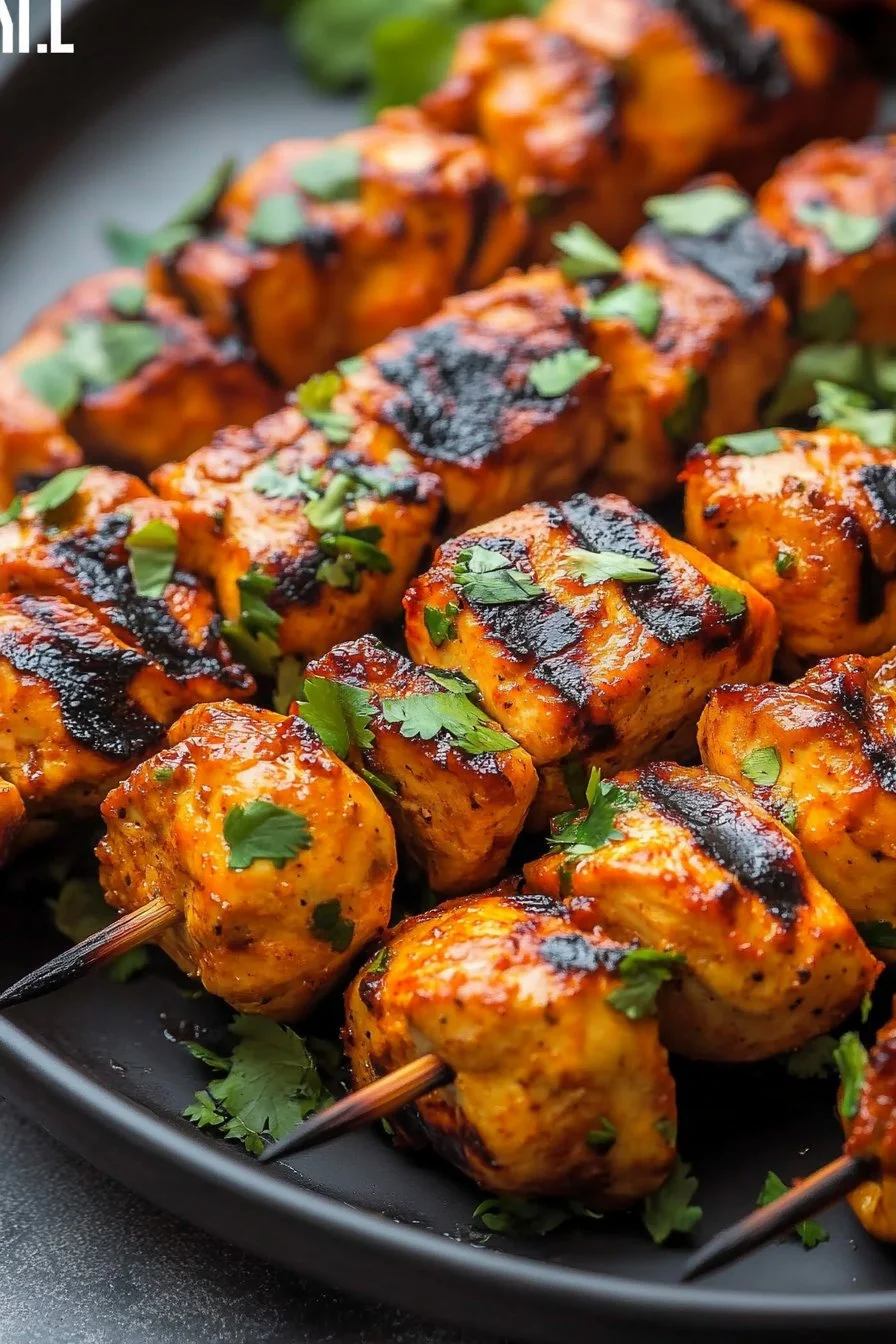 Recette de Kebab de Poulet Tikka