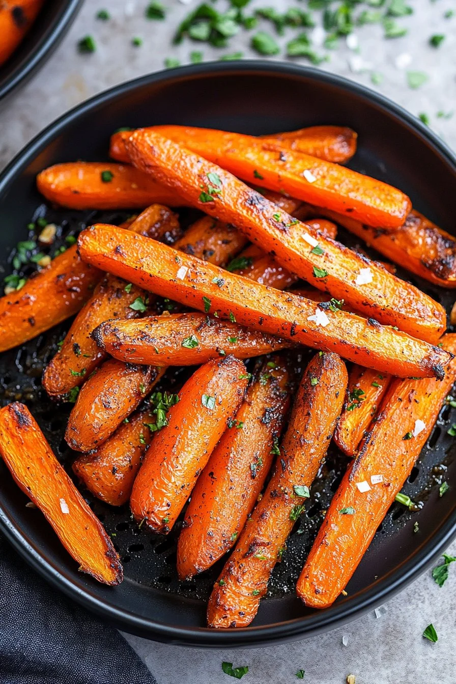 Les MEILLEURES Carottes à la friteuse à air avec du beurre à l'ail et au miel