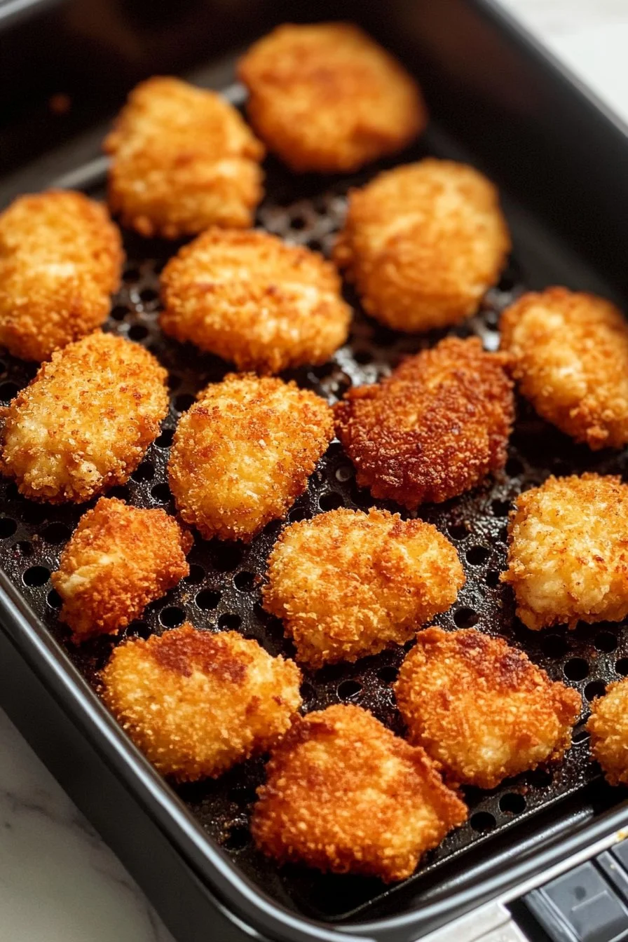 Meilleurs Nuggets de Poulet Faits Maison à la Friteuse à Air