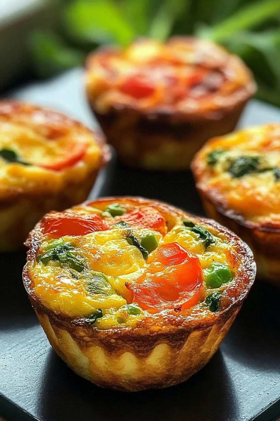 Muffins aux œufs et légumes