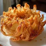 Oignon Frit Éclaté à l'Air Fryer avec un Croquant Doré Parfait