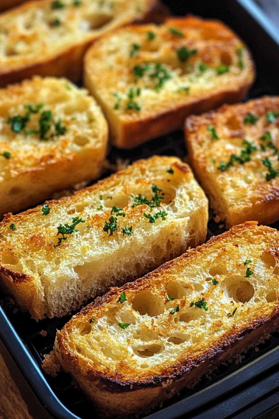 Pain à l'ail à l'Airfryer