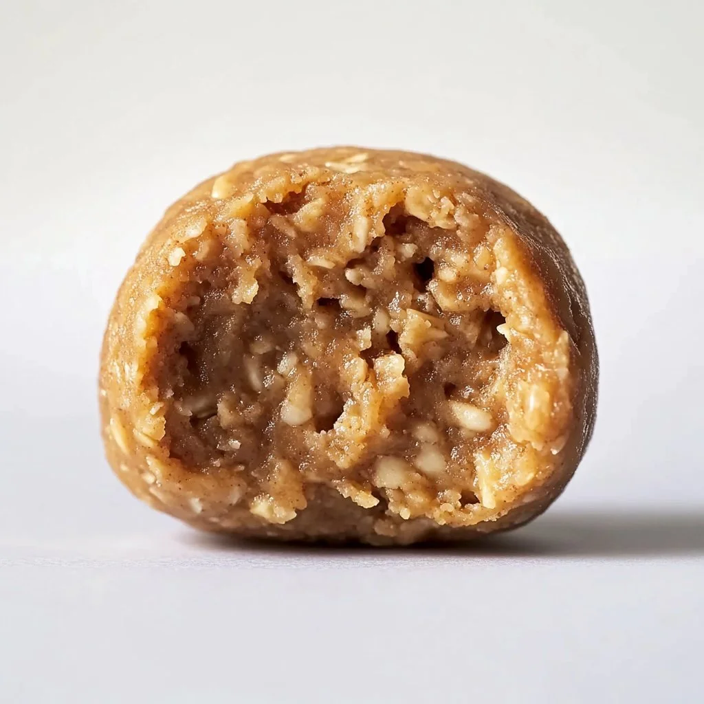 Boules protéinées au beurre de cacahuète, saines et savoureuses pour un encas.