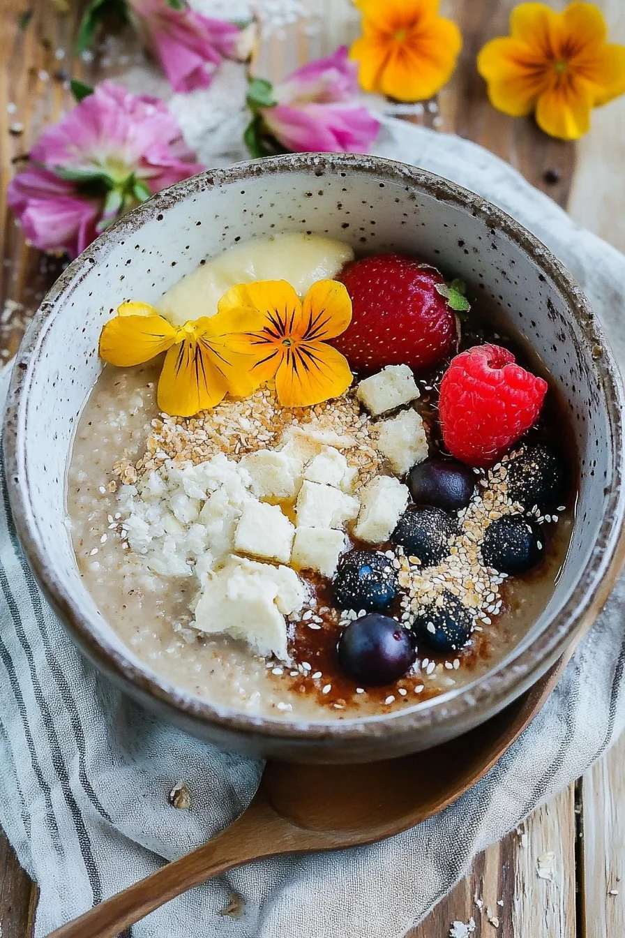 Porridge façon Bounty - création healthyfood