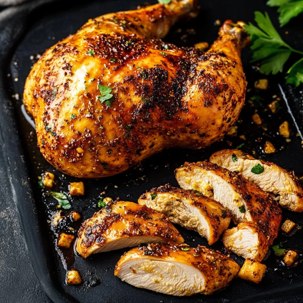 Recette de poulet frit à l'air croustillant et délicieux