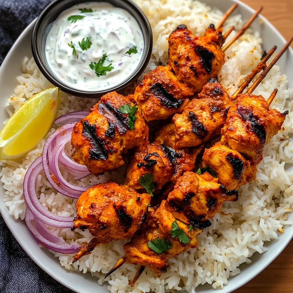 Poulet Tandoori croustillant préparé à la friteuse à air