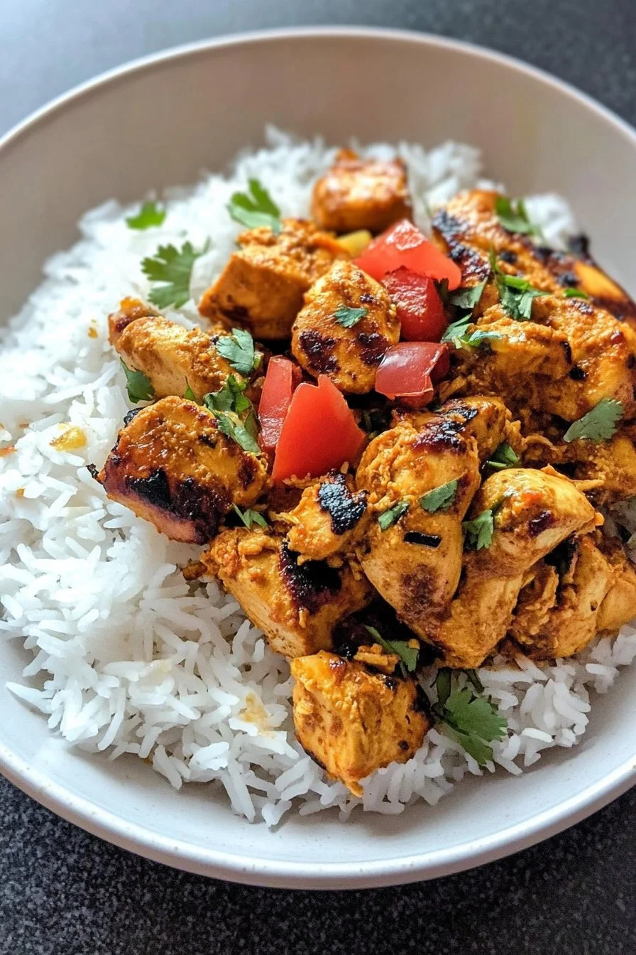 Poulet Tandoori avec Riz